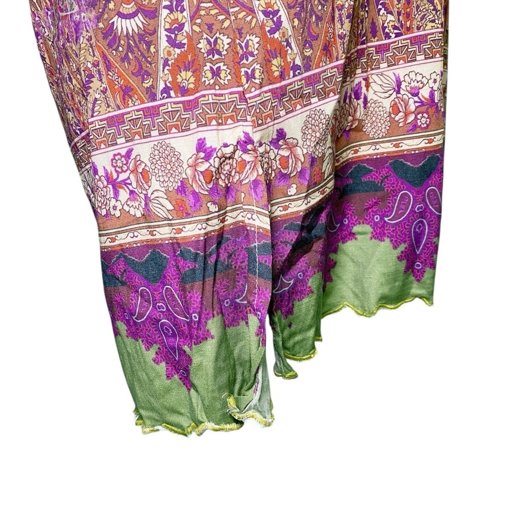Soft Surroundings Purple and Gold Patterned Tunic Top NWT - Picture 6 of 13